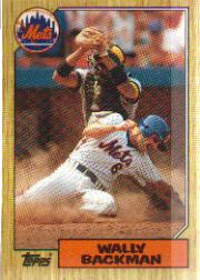 1987 Topps Baseball Cards      048      Wally Backman